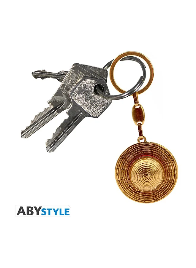 أبيستايل ABYstyle One Piece - Keychain 3D "Strawhat" Made In France