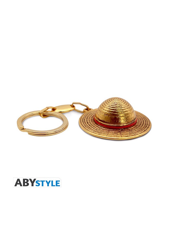 ABYstyle ABYstyle One Piece - Keychain 3D "Strawhat" Made In France  - Image 4