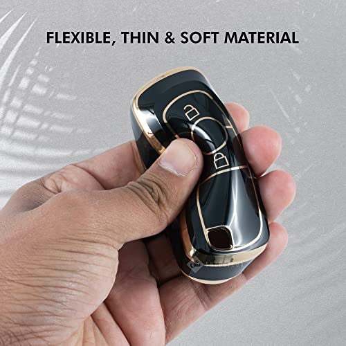 Shopoflux TPU Key Cover Compatible with New Ford Ecosport Titanium (Black TPU Pack 1) - Image 5