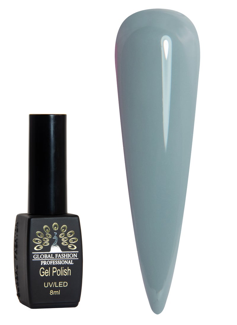 GLOBAL FASHION Global Fashion Black Elite Gel Polish | 132 Colors of Long-Lasting Elegance - 8ml | 115  - Image 1