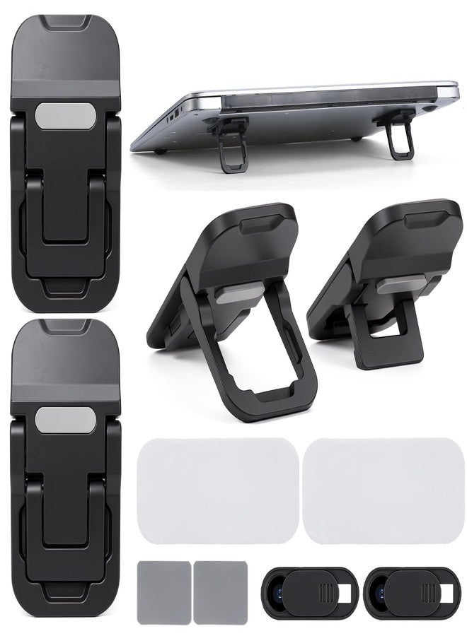 WJIAAA 2PCS Laptop Stand with 2PCS Camera Cover for Computer Keyboard - Image 1
