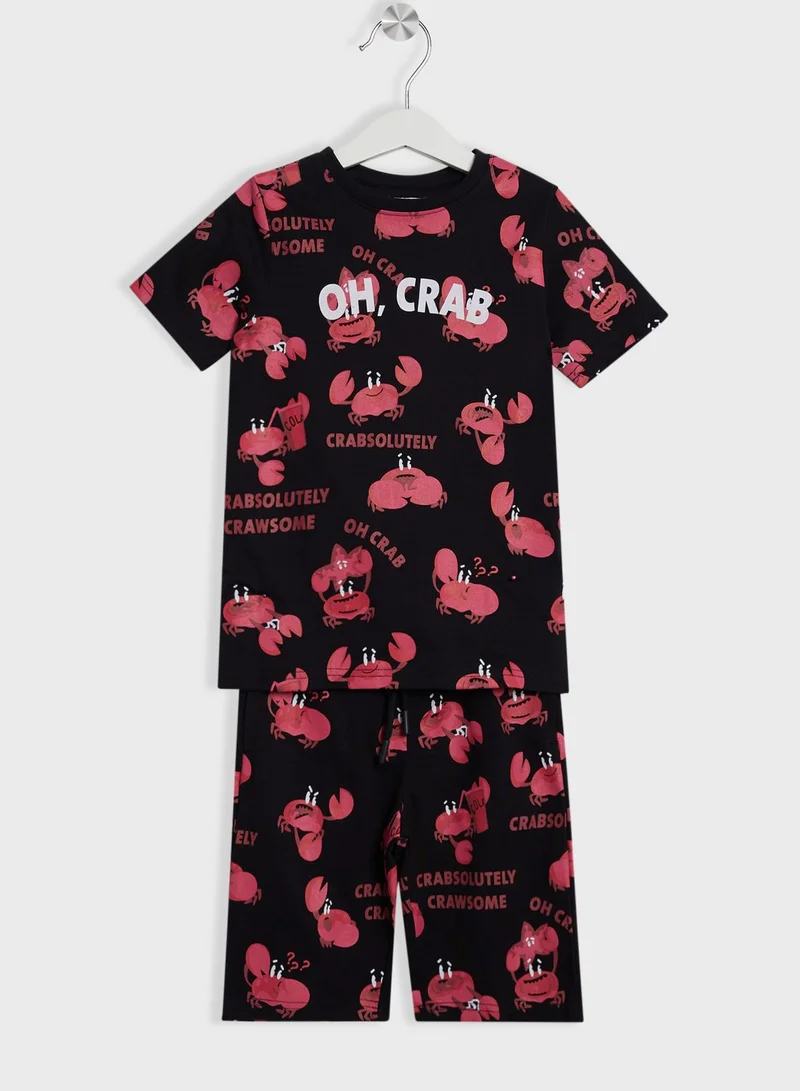 Pinata Boy All Over Printed T-Shirt And Joggers Set