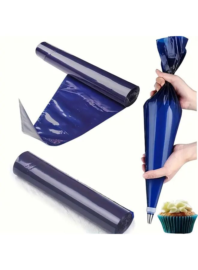 1 Roll 50pcs Large Capacity Decorating Piping Bag 20.47 Inch Thickened Continuous Roll Piping Bag for Cake Decorating Icing Beans Halloween Christmas Parties Professional Baking Supplies Dessert Decorating - Image 3