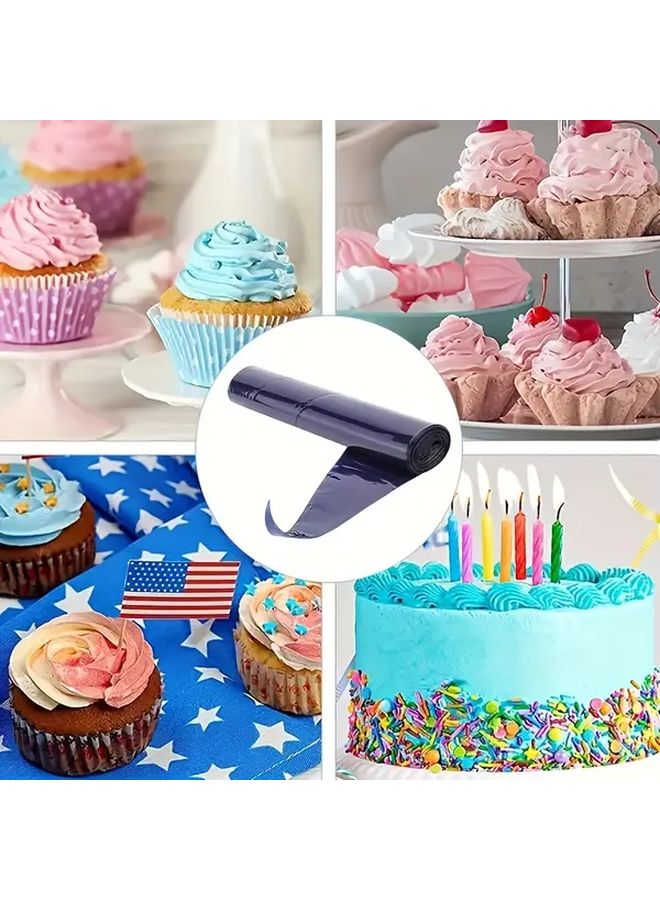 1 Roll 50pcs Large Capacity Decorating Piping Bag 20.47 Inch Thickened Continuous Roll Piping Bag for Cake Decorating Icing Beans Halloween Christmas Parties Professional Baking Supplies Dessert Decorating - Image 5