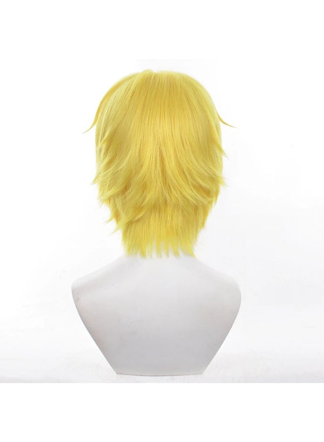 general One Piece character Vinsmoke Sanji plays a wig, a hairy top, anti-warped short hair, a gift for family and friends - Image 4