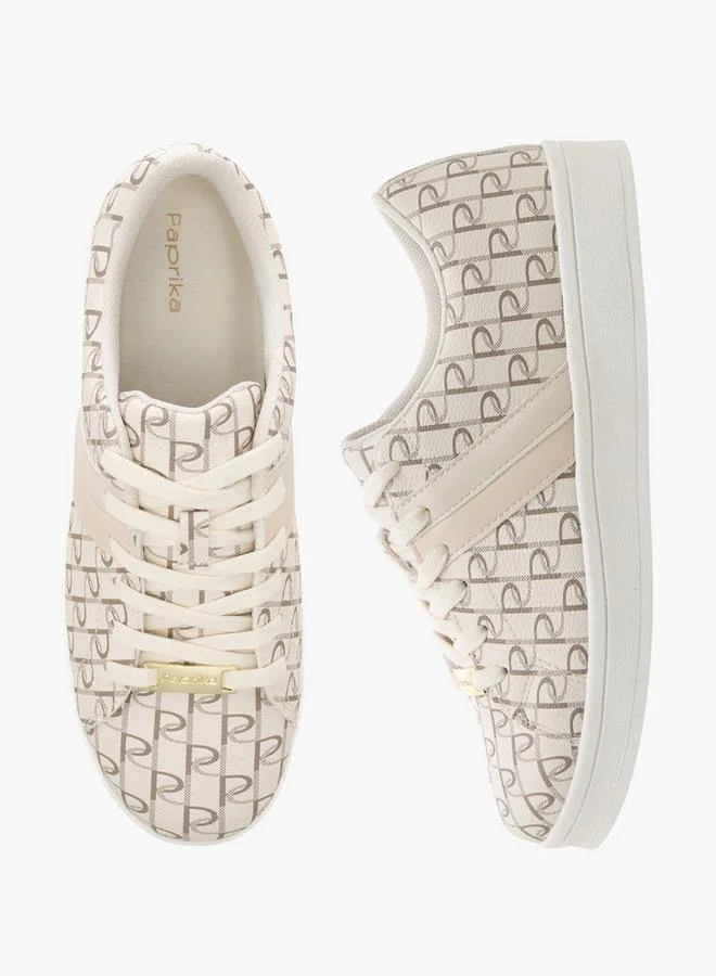 بابريكا Women Lace-Up Ankle Sneakers