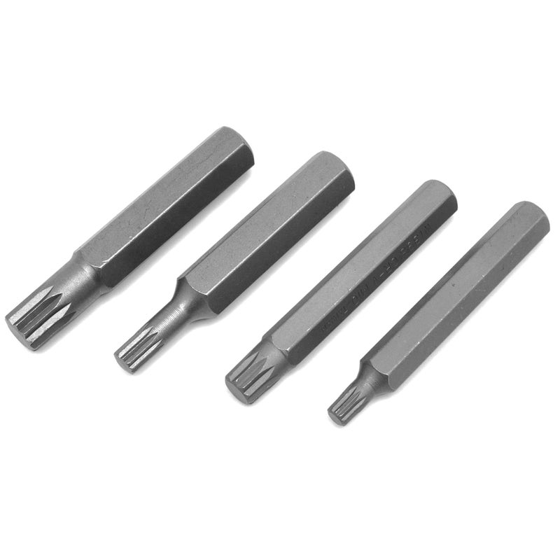 Performance Tool W1395 Heat Treated Alloy Steel 12Inch Hex Drive Shaft Metric Socket Set Sizes 6mm 8mm 10mm 12mm