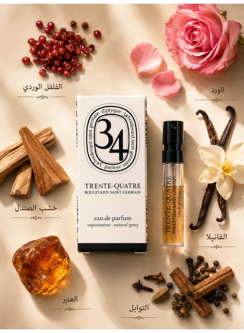 Diptyque 34 Boulevard Saint Germain Eau de Parfum - Image 2