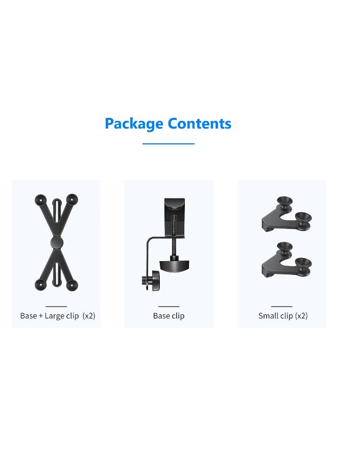 NEEWER Adjustable Tablet Holder Clamp for iPad and Tablets 7''–14'', 360° Rotation & Tilt, Metal & Plastic Mount for Microphone Stand – Universal iPad/Tablet Mount for Music and Live Use - Image 5