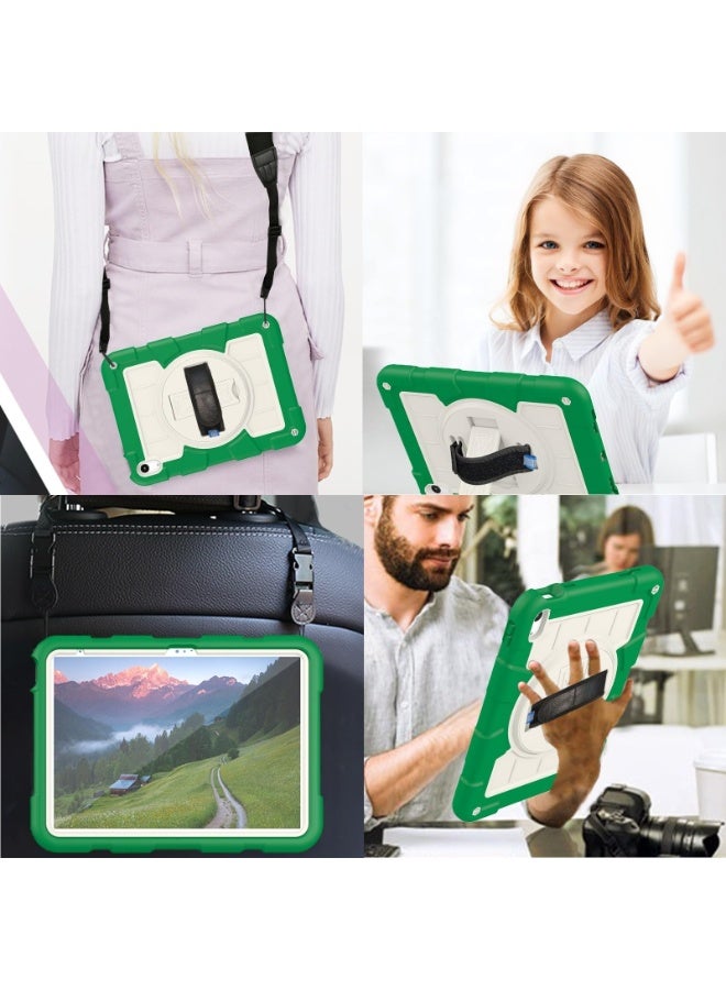 عام غطاء لوحي أطفال للآيباد (A16) الجيل 11 11 بوصة 2025/الجيل 10 10.9 بوصة 2022، مع حامل مقبض دوار 360 درجة، غلاف متين مقاوم للصدمات مع حزام كتف. - Image 3