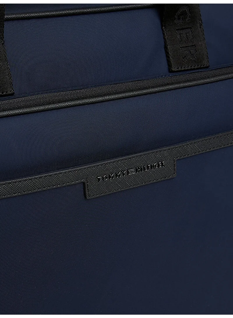 Tommy Hilfiger Navy Blue TH Laptop Bag for Men | Best Price UAE