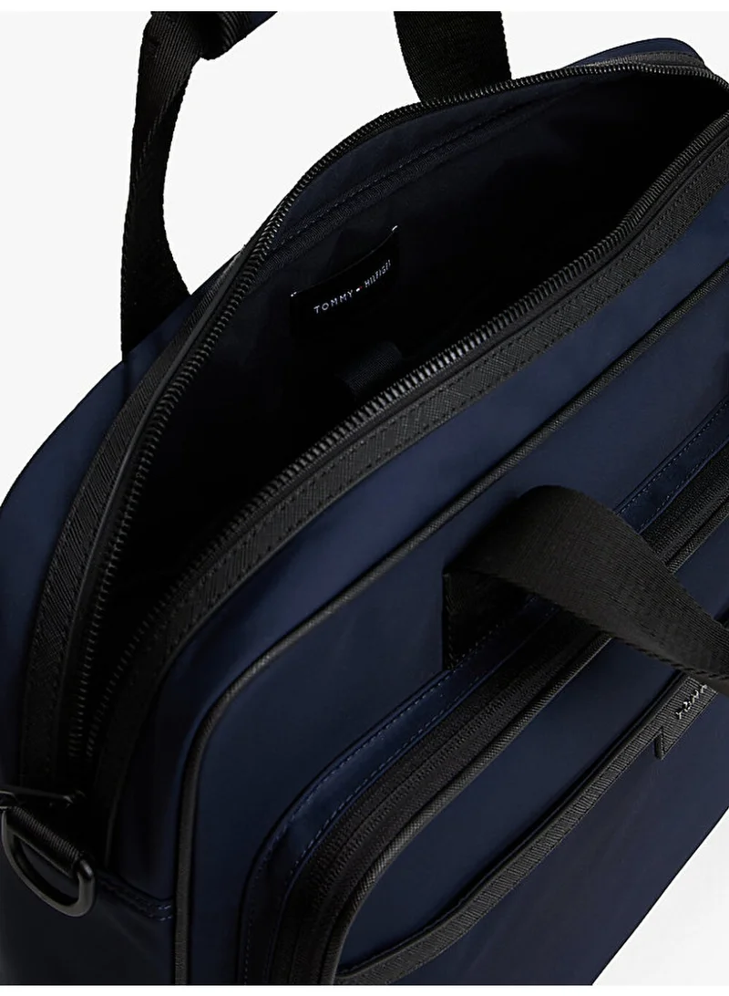 Tommy Hilfiger Navy Blue TH Laptop Bag for Men | Best Price UAE