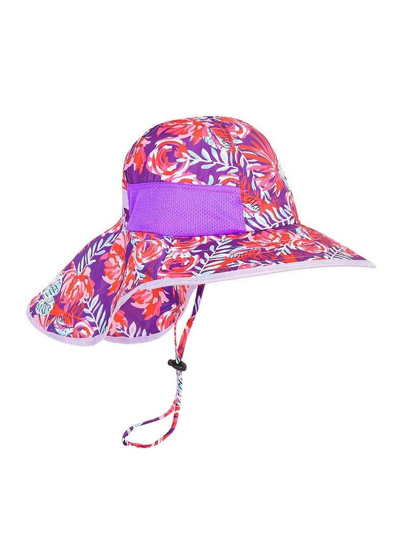 NENOUSH Bucket Hat For Girls-Kids Bucket Hat-Sun Protection Hat-Perfect For Beach-Pool-Travel-Hiking And Camping-Sun Hat For Girls - Image 2