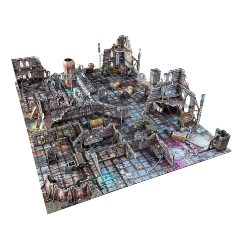 Battle Systems Sci-Fi Terrain - 28mm Modular 3D Space Terrain - Perfect for Wargaming and Roleplaying Tabletop Games - Full Colour Printed 3D 40K Multi Level Building Models (Gothic Cityscapes) - Image 2
