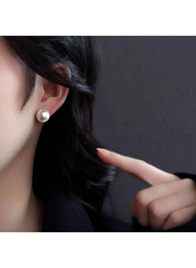 Goolsky French Style Pearl Clip-On Earrings for Women – Elegant No-Piercing Mosquito Coil Design, Lightweight Small Luxury Jewelry - Image 3