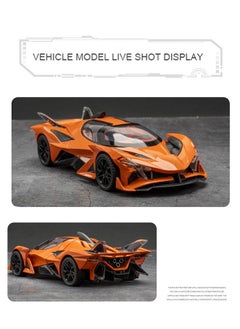Generic 1:24 Apollo Project EVO Alloy Sports Car Model Diecast Metal Super Racing Car Model Simulation Sound and Light Children Toy Gift  - Image 4