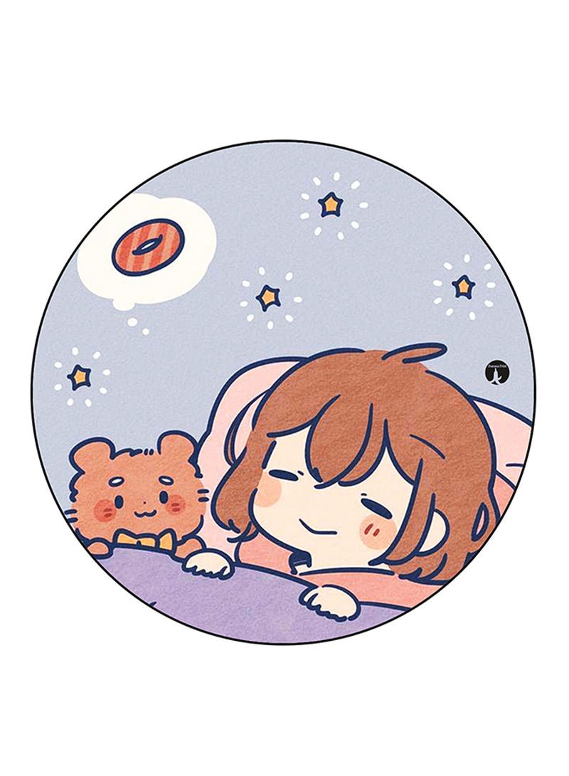 RKN Girl Printed Mouse Pad Multicolour