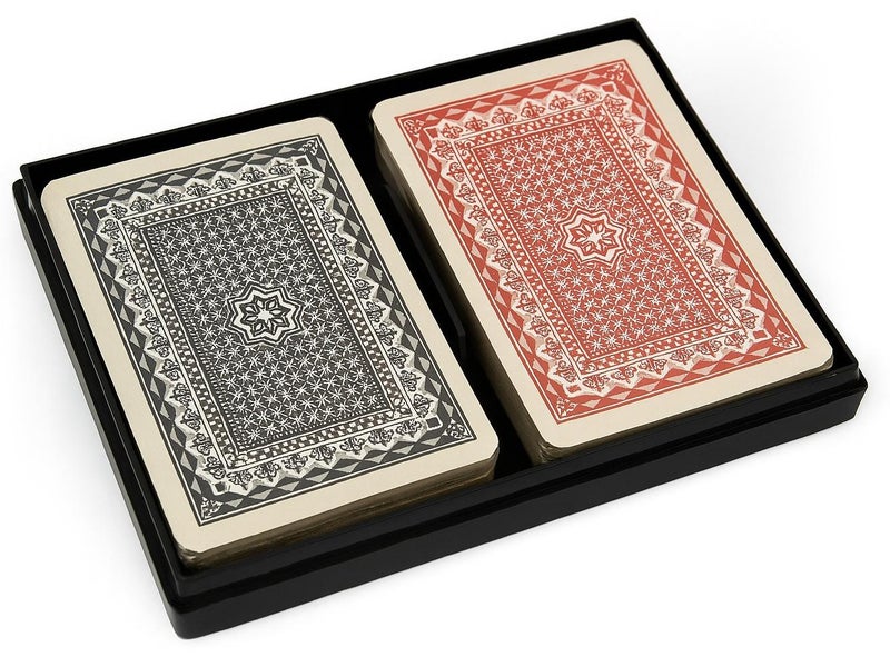 Royal PG005-4 Non- Toxic Washable, All Plastic Playing Cards - Twin Pack - Image 1