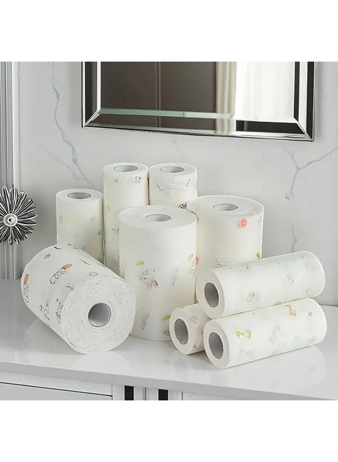 400 Sheets Disposable Kitchen Paper Towels Washable Lint Free For Home Cleaning - Image 5