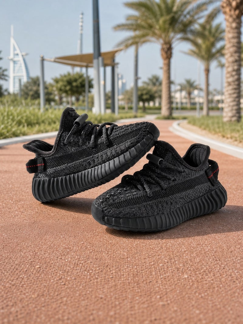 Coconut Shoes – White Shoes – 350 Black Starry Sky Sneakers – Yeezy Elementary Soft-soled Sports Shoes - Image 4
