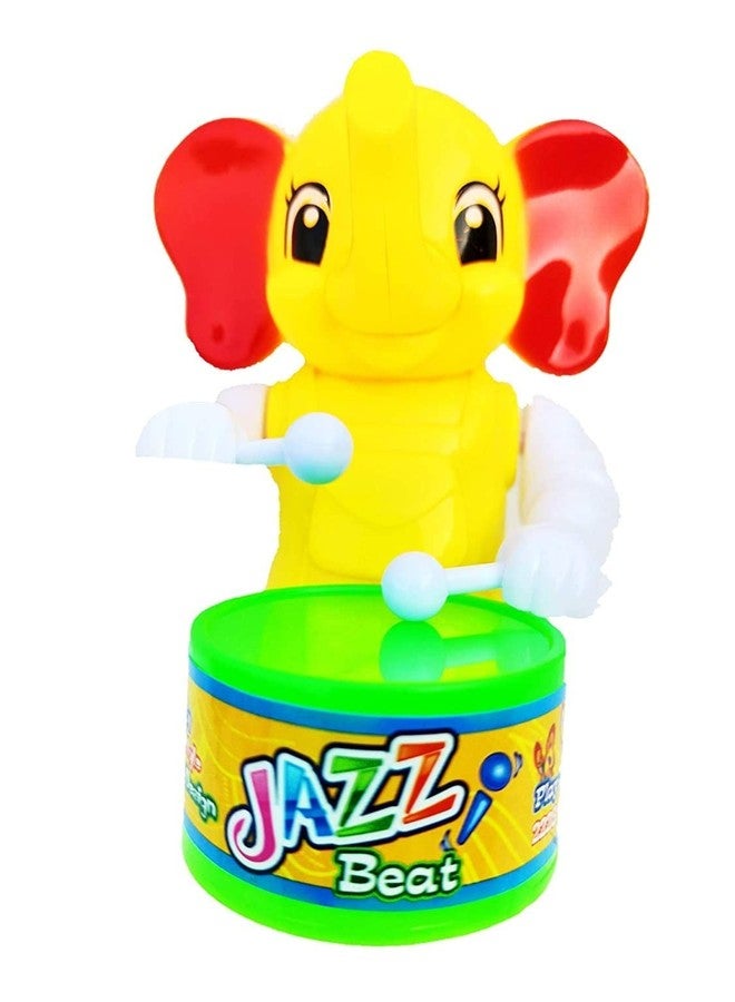 ROSEFAIR Cute Drummer Toy with Drumming and Dancing Action for Kids Baby Rattle Toys Set Toddler Kids Key-Operated Toys Kids (ELE-PINK-BABY-PAC-03) - Image 4