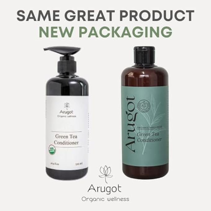 Arugot ORGANIC GREEN TEA CONDITIONER ENERGIZING CONDITIONER - ORGANIC GREEN TEA CONDITIONER 500ML - Image 3