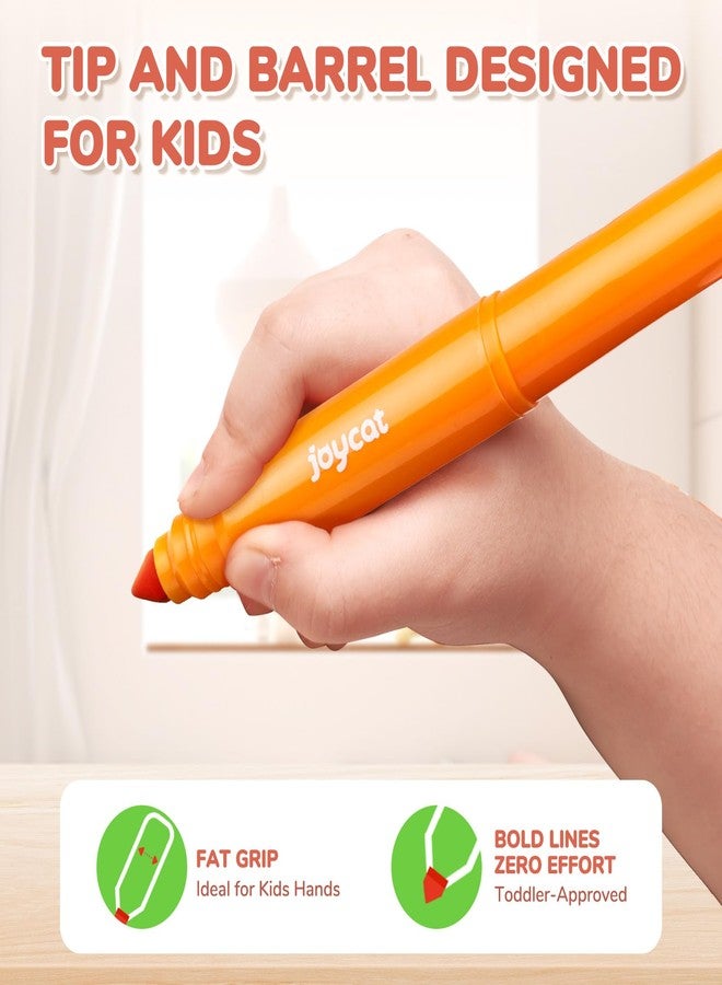 JoyCat 24 Colors Scented Washable Markers for Kids, Fruit & Dessert Smelly Markers with Versatile Conical Tips, Non-Toxic Art Supplies for Toddlers & School Classroom, Ideal Gifts for kids. - Image 3