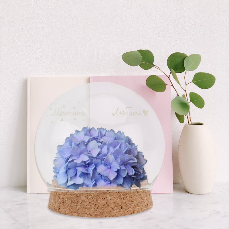 4 pcs Preserved Flower Glass Cover Figurine Model Container Display Container - Image 4