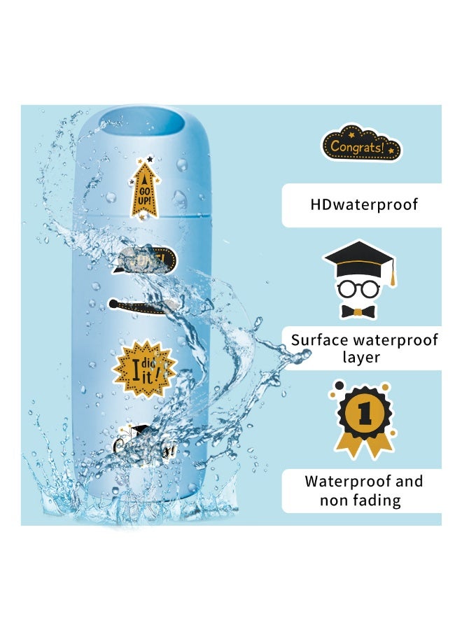 50Pcs Graduation Stickers 2026 College Class of 2026 Stickers for Graduation Decorations Graduation Party Decorations 2026 Waterproof Vinyl Stickers for Water Bottle Laptop Skateboard - Image 3
