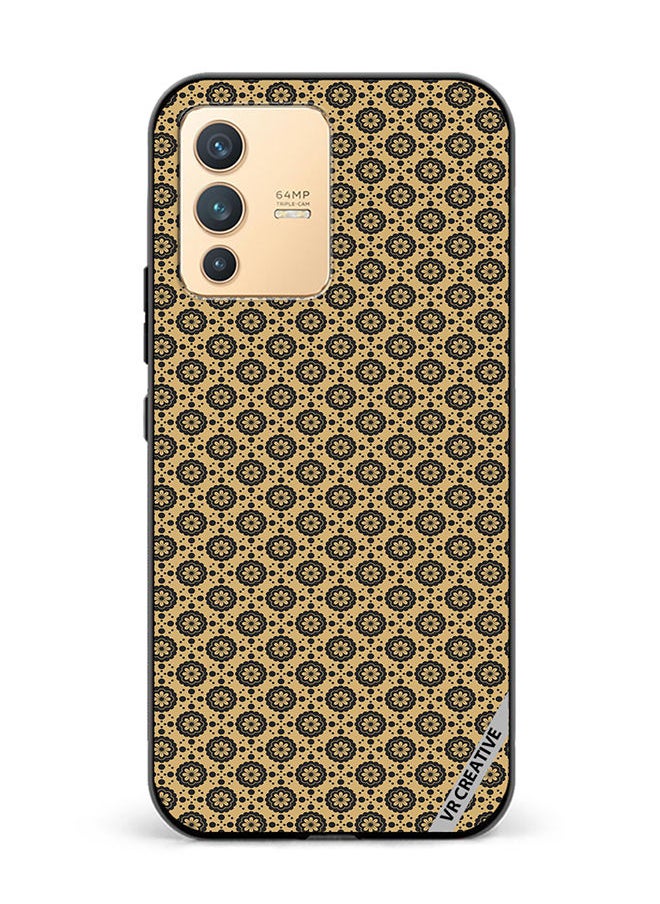 VR CREATIVE - Protective Case Cover For Vivo V23 5G Pattern Classical Luxury Ornament Royal Texture Design Multicolour - Image 1