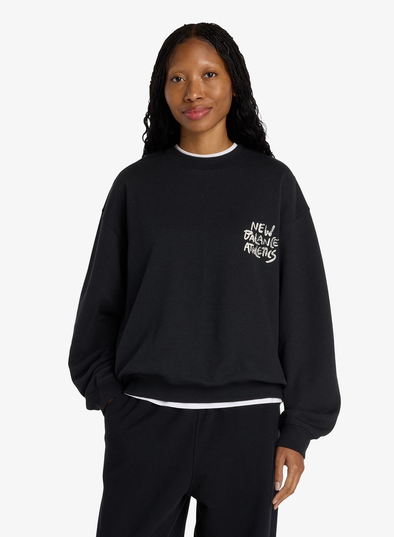 New Balance Visibly Loved Crew Sweatshirt - Image 1