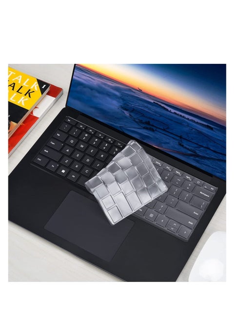 Keyboard Cover Ultra Thin for Microsoft Surface Laptop 6(2024) 5 4 3 13.5" & 15" 2022-2019 Release, Surface Laptop Keyboard Protector Skin -US Layout