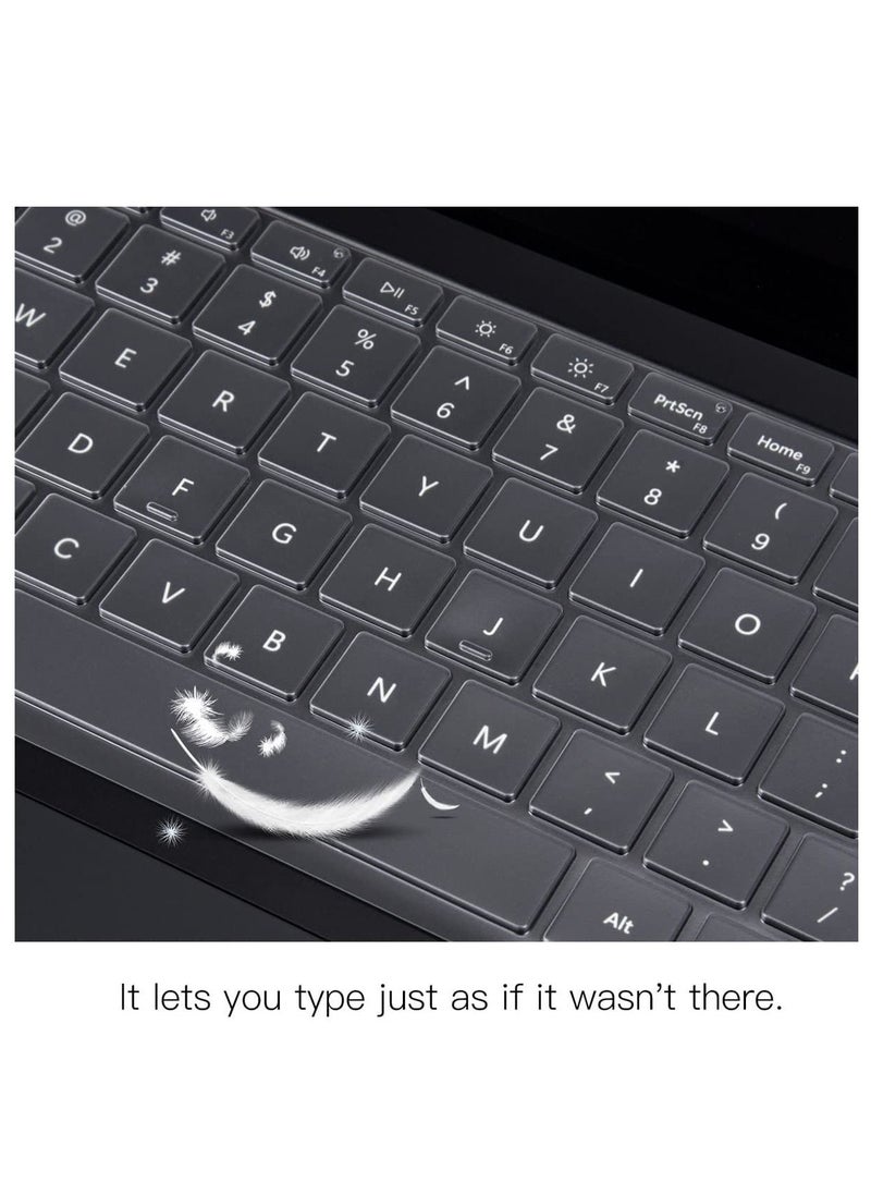 Keyboard Cover Ultra Thin for Microsoft Surface Laptop 6(2024) 5 4 3 13.5" & 15" 2022-2019 Release, Surface Laptop Keyboard Protector Skin -US Layout