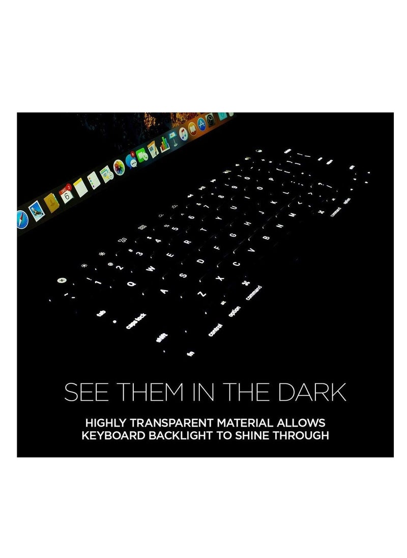 Keyboard Cover Ultra Thin for Microsoft Surface Laptop 6(2024) 5 4 3 13.5" & 15" 2022-2019 Release, Surface Laptop Keyboard Protector Skin -US Layout