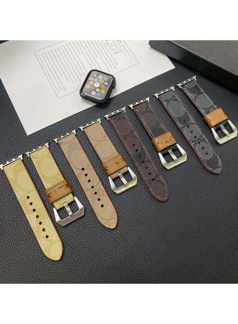 Leather Fashion Band for Apple iwatch 42/44/45/49MM  - Image 3