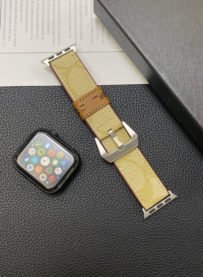 Leather Fashion Band for Apple iwatch 42/44/45/49MM  - Image 2