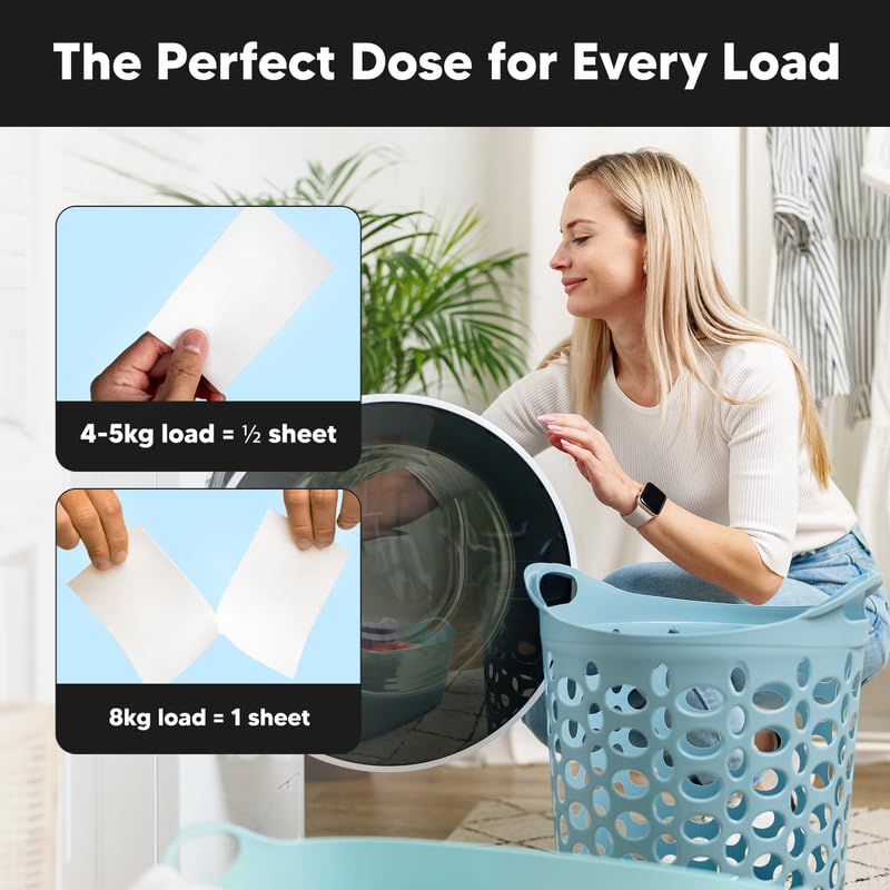 Lucent Globe Fabric Softener Sheets for Washer - Softens & Freshens Laundry, Gentle on Fabrics & Skin - Free from Harsh Chemicals - Travel-Friendly Fabric Softener for Washing Machine (OB) - Image 5