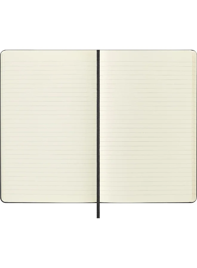 موليسكين دفتر ملاحظات مولسكن كلاسيك كبير الحجم ذو غلاف صلب - أسود