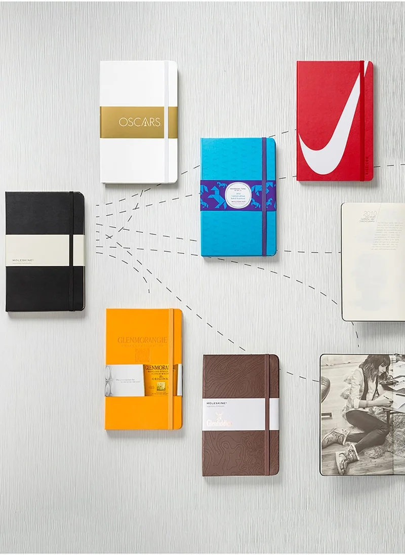 MOLESKINE Black Elastic Closure Notebook Solid