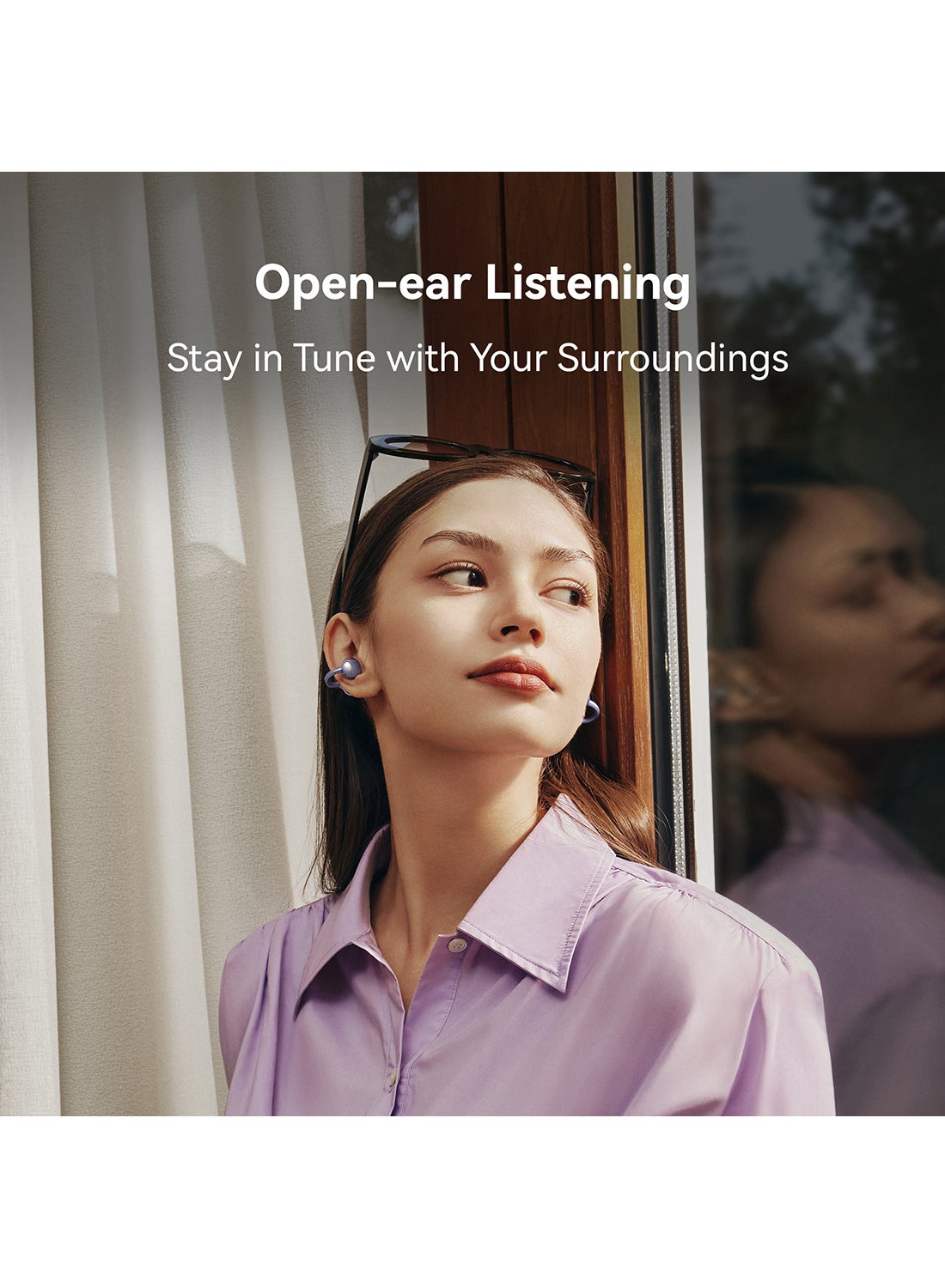 Huawei FreeClip Open-Ear Wireless Earbuds - Rose Gold