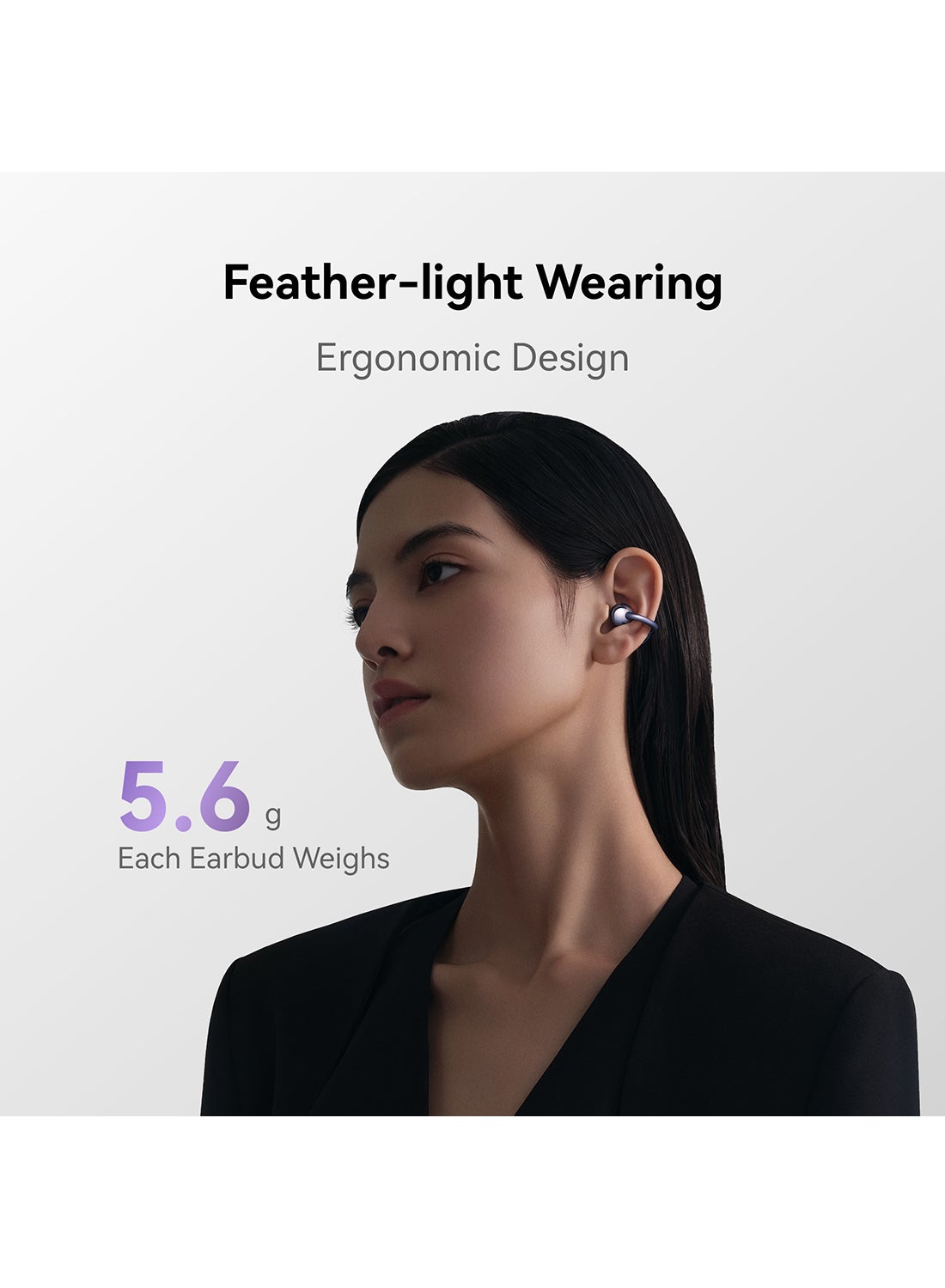 Huawei FreeClip Open-Ear Wireless Earbuds - Rose Gold
