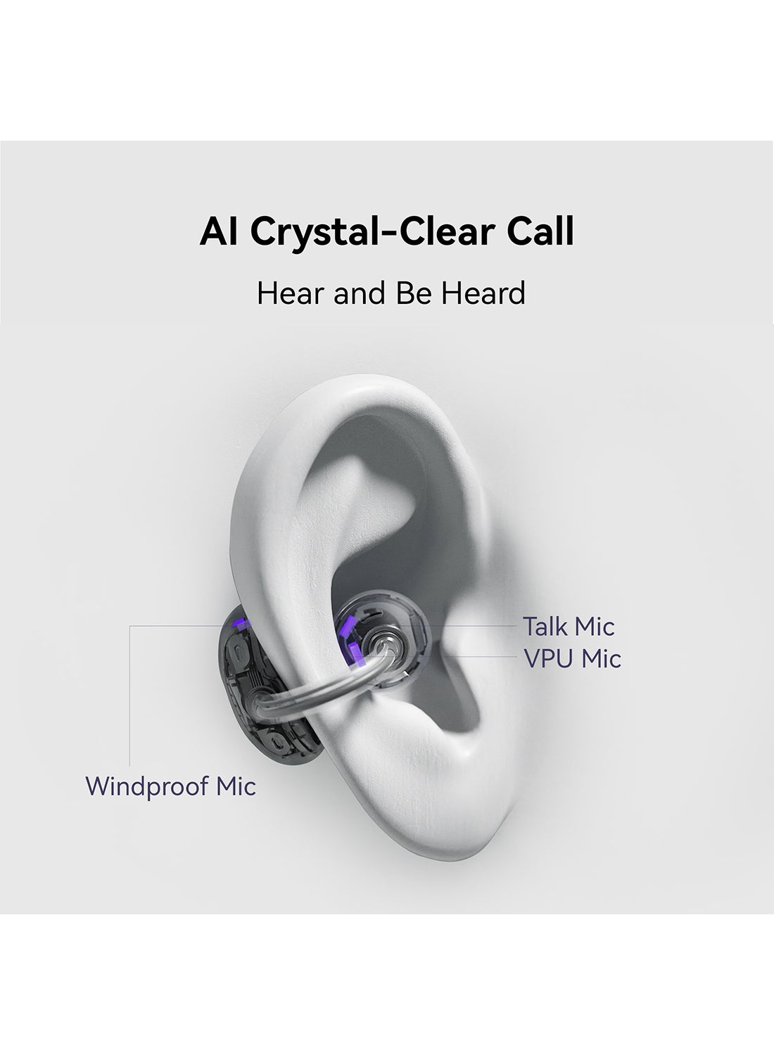 Huawei FreeClip Open-Ear Wireless Earbuds - Rose Gold