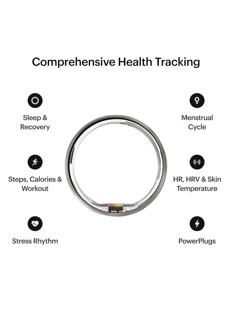 ULTRAHUMAN Ultrahuman Ring Air - Raw Titanium (Size 14)  - Image 3