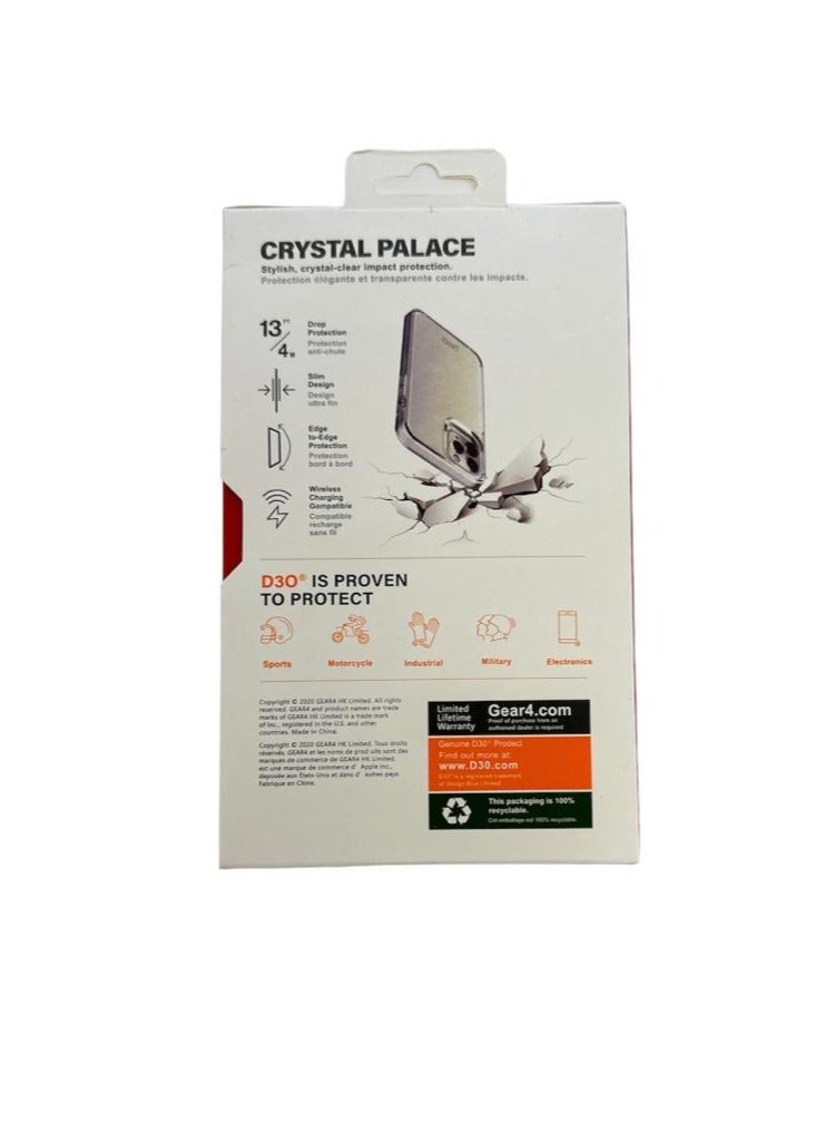 Gear4 IPhone 14 Pro Crystal Palace Clear Case With Advanced Impact Protection Approved By D3O Slim Tough Design  - Image 3