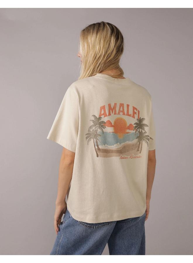American Eagle AE Oversized Food Graphic T-Shirt - Image 2