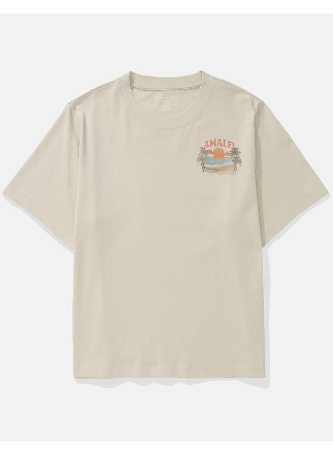 American Eagle AE Oversized Food Graphic T-Shirt - Image 4