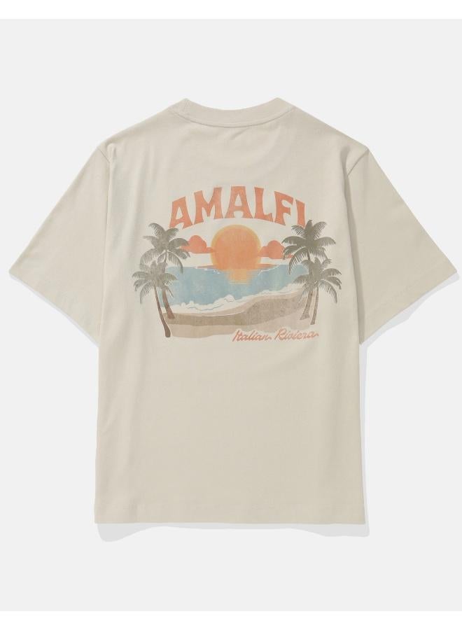 American Eagle AE Oversized Food Graphic T-Shirt - Image 3