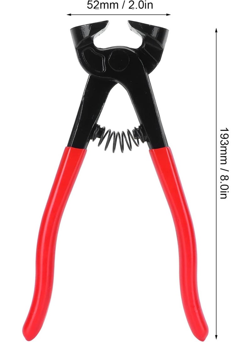 GGOOT Glass & Ceramic Tile Nippers, 8in Glass Pliers Ceramic Tile Glass Trimming Cutter Household Hardware Repairing Tool - Image 2