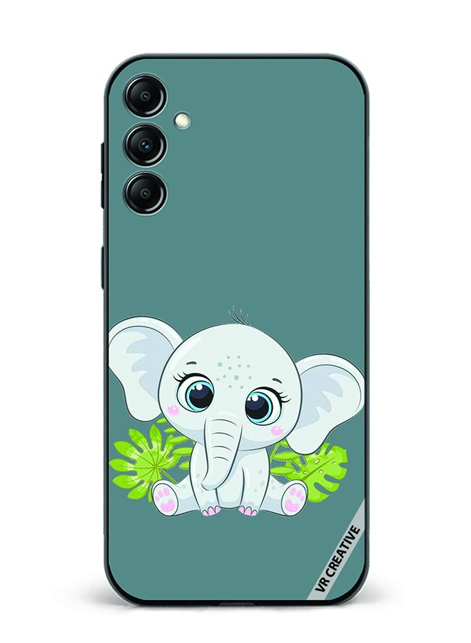 VR CREATIVE Protective Case Cover For Samsung Galaxy A55 Elephant Design Multicolour - Image 1
