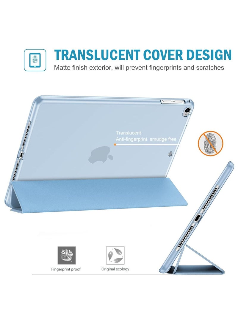 Procases ProCase iPad 9.7 Case ( 6th/ 5th Generation, 2018/2017 Model), iPad Air 1/ 2, Slim Trifold Soft TPU Translucent Back Cover Smart Case -Skyblue - Image 4